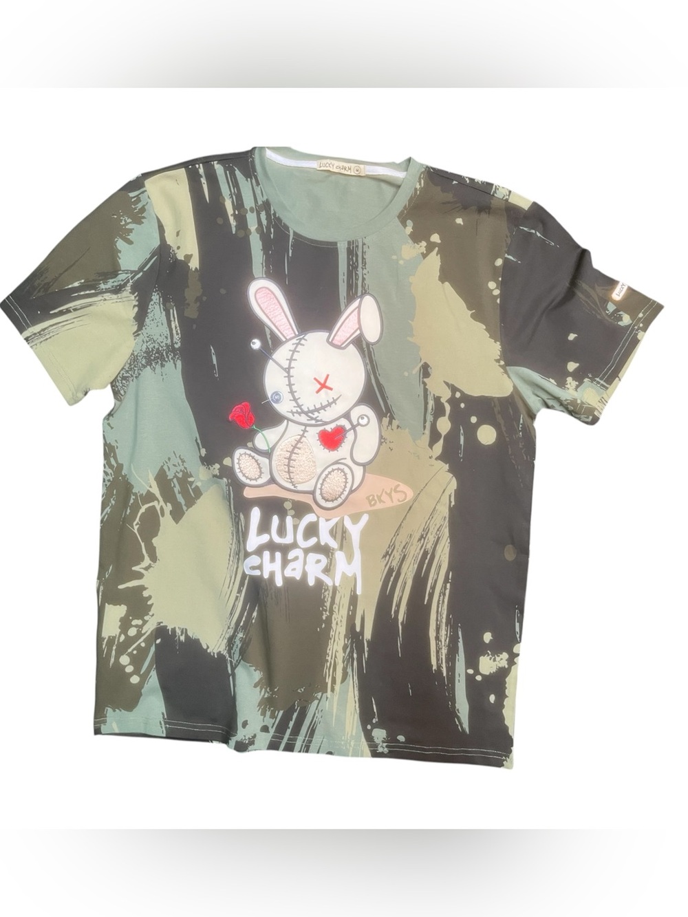 Bkys bunny camo tee sz med